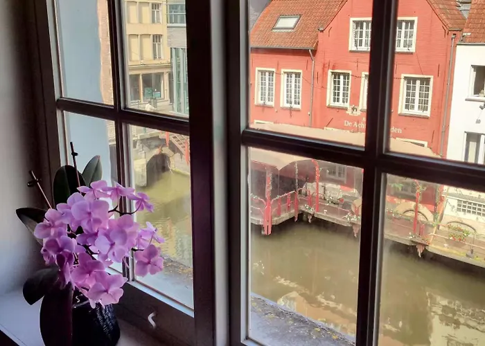 شقة Unique Historic Mill Loft With River Lys Views خنت