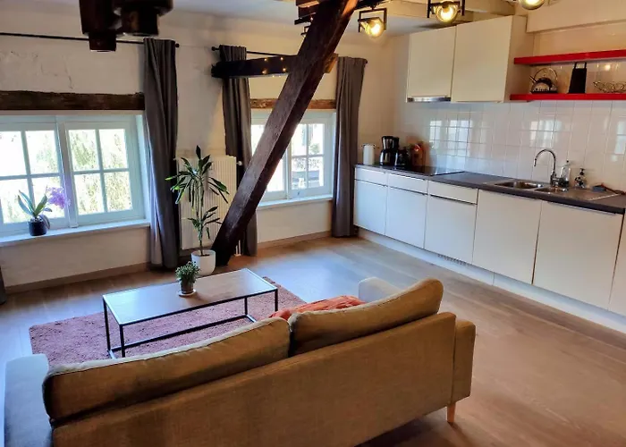 Unique Historic Mill Loft With River Lys Views 헨트